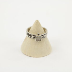 Zilveren Ring met Maansteen Maat 17 (Sterling Zilver 925)