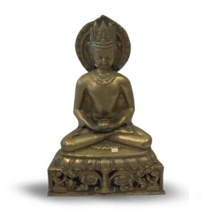 Zittende Boeddha met Kroon - 36 cm