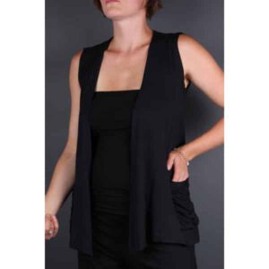 Zwart Vest (Extra Large)